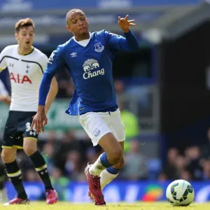 Brendan Galloway in Action: Everton vs. Tottenham Hotspur - Barclays Premier League, Goodison Park Brendan Galloway in Action: Everton vs. Tottenham Hotspur - Barclays Premier League, Goodison Park