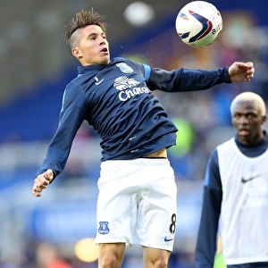 Bryan Oviedo Scores the Winning Goal: Everton's Capital One Cup Victory over Stevenage (28-08-2013)