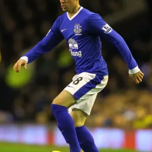Bryan Oviedo Scores the Winning Goal: Everton Triumphs over Wigan Athletic (2-1) at Goodison Park Bryan Oviedo Scores the Winning Goal: Everton Triumphs over Wigan Athletic (2-1) at Goodison Park