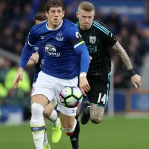 Print of Ross Barkley and James McClean in Action Print of Ross Barkley and James McClean in Action