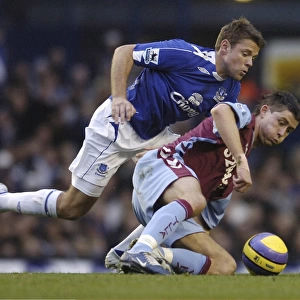 Clash of Beattie and Cahill: Everton vs Aston Villa, 11/11/06