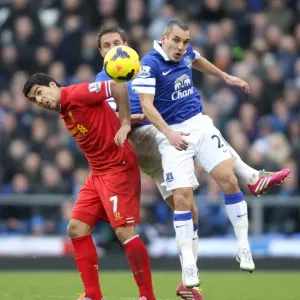 Print of Everton vs. Liverpool 2013 Match at Goodison Park Print of Everton vs. Liverpool 2013 Match at Goodison Park