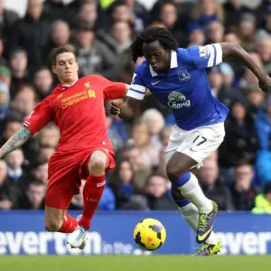 Print of 2013 Everton vs. Liverpool Match at Goodison Park Print of 2013 Everton vs. Liverpool Match at Goodison Park