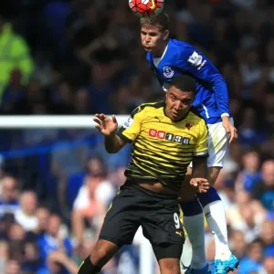 Clash at Goodison Park: A Battle for Supremacy - John Stones vs. Troy Deeney, Everton vs. Watford Clash at Goodison Park: A Battle for Supremacy - John Stones vs. Troy Deeney, Everton vs. Watford