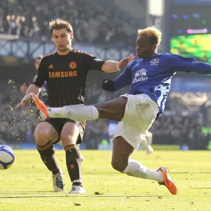 Clash at Goodison Park: Ivanovic vs. Saha - FA Cup Fourth Round Battle between Everton and Chelsea (29 January 2011) Clash at Goodison Park: Ivanovic vs. Saha - FA Cup Fourth Round Battle between Everton and Chelsea (29 January 2011)