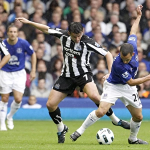Clash at Goodison Park: Leon Osman vs. Joey Barton - Everton vs. Newcastle United (18 September 2010)