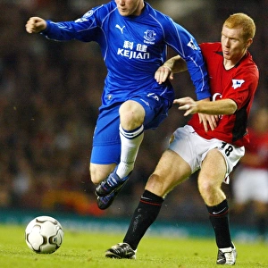 Clash at Old Trafford: Scholes vs Rooney - Manchester United's Iconic Rivalry