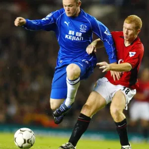 Clash at Old Trafford: Scholes vs Rooney - Manchester United's Iconic Rivalry