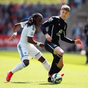 Clash of Stars: Emnes vs. Stones - Swansea City vs. Everton, Barclays Premier League Clash of Stars: Emnes vs. Stones - Swansea City vs. Everton, Barclays Premier League