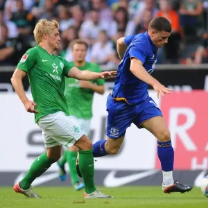 Clash of Talents: Florian Kohlfeldt (Werder Bremen) vs. Ross Barkley (Everton) - August 2011 Clash of Talents: Florian Kohlfeldt (Werder Bremen) vs. Ross Barkley (Everton) - August 2011