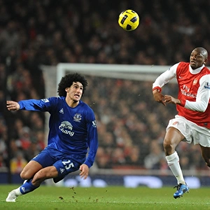 Clash of the Titans: Diaby vs. Fellaini - Arsenal vs. Everton Midfield Battle (01 February 2011, Emirates Stadium)