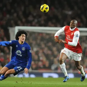 Clash of the Titans: Diaby vs. Fellaini - Arsenal vs. Everton Midfield Battle (01 February 2011, Emirates Stadium) Clash of the Titans: Diaby vs. Fellaini - Arsenal vs. Everton Midfield Battle (01 February 2011, Emirates Stadium)