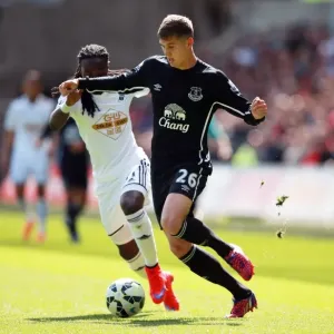 Clash of Titans: Emnes vs Stones at Liberty Stadium - Swansea City vs Everton Clash of Titans: Emnes vs Stones at Liberty Stadium - Swansea City vs Everton