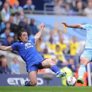 Clash of Titans: Leighton Baines vs. Sergio Aguero - Manchester City vs. Everton, Premier League (September 24, 2011) Clash of Titans: Leighton Baines vs. Sergio Aguero - Manchester City vs. Everton, Premier League (September 24, 2011)