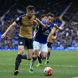 Clash of Titans: Paulista vs. Baines at Goodison Park - Everton vs. Arsenal, Premier League Clash of Titans: Paulista vs. Baines at Goodison Park - Everton vs. Arsenal, Premier League