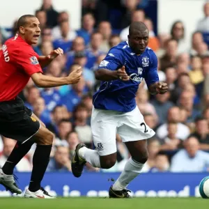 Clash of Titans: Yakubu vs Ferdinand at Goodison Park - Everton vs Manchester United, 2007 Clash of Titans: Yakubu vs Ferdinand at Goodison Park - Everton vs Manchester United, 2007