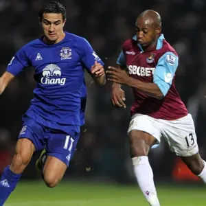 Clash at Upton Park: Tim Cahill vs Luis Boa Morte - Everton vs West Ham United, Premier League Showdown (26 December 2010) Clash at Upton Park: Tim Cahill vs Luis Boa Morte - Everton vs West Ham United, Premier League Showdown (26 December 2010)