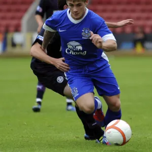 Pre-Season Friendlies Jigsaw Puzzle Collection: Pre Season Friendly - Partick Thistle v Everton Reserves - Firhill Stadium