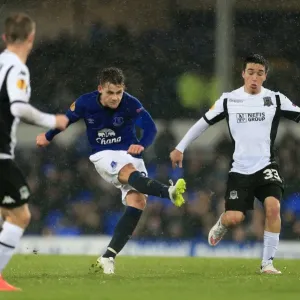 Conor McAleny's Determined Strike: Everton vs FK Krasnodar in UEFA Europa League Action at Goodison Park Conor McAleny's Determined Strike: Everton vs FK Krasnodar in UEFA Europa League Action at Goodison Park