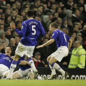 Season 08-09 Photographic Print Collection: Gosling's goal against Liverpool!