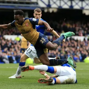 Danny Welbeck's Reaction: A Tough Encounter at Goodison Park - Everton vs Arsenal, Barclays Premier League Danny Welbeck's Reaction: A Tough Encounter at Goodison Park - Everton vs Arsenal, Barclays Premier League