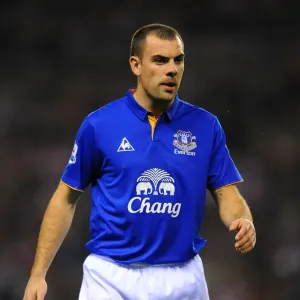 Darron Gibson: Everton's Leader in FA Cup Sixth Round Replay at Sunderland's Stadium of Light (27 March 2012) Darron Gibson: Everton's Leader in FA Cup Sixth Round Replay at Sunderland's Stadium of Light (27 March 2012)