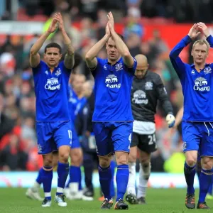 Darron Gibson's Emotional Tribute: Everton's Applause at Old Trafford vs Manchester United (April 2012, Barclays Premier League) Darron Gibson's Emotional Tribute: Everton's Applause at Old Trafford vs Manchester United (April 2012, Barclays Premier League)