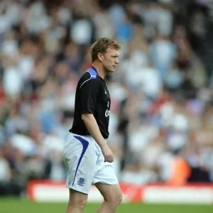 David Moyes Print - Touchline Scene at Fulham v Everton David Moyes Print - Touchline Scene at Fulham v Everton