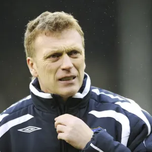 David Moyes and Everton Face Fulham in Barclays Premier League, March 2008