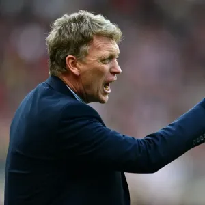 David Moyes at the Touchline: Everton's Battle Against Sunderland in the Premier League (April 20, 2013) David Moyes at the Touchline: Everton's Battle Against Sunderland in the Premier League (April 20, 2013)