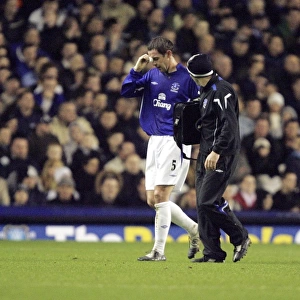 David Weir Bids Farewell: Everton Football Club - Last Image as a Player