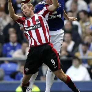 David Weir vs. Rob Hulse Print - Everton v Sheffield United, 2006 David Weir vs. Rob Hulse Print - Everton v Sheffield United, 2006