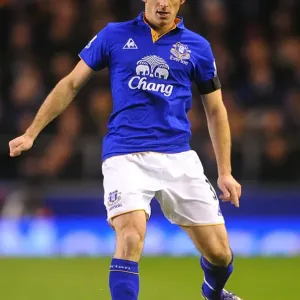 Decisive Moment: Leighton Baines in Action against Stoke City, Everton Premier League (December 2011) Decisive Moment: Leighton Baines in Action against Stoke City, Everton Premier League (December 2011)