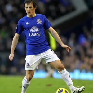 Decisive Moment: Leighton Baines at Goodison Park - Everton vs Wigan Athletic, Barclays Premier League (11 December 2010)