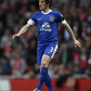 Defensive Victory: Leighton Baines Stands Firm Against Arsenal (Everton 0-0 Arsenal, Emirates Stadium, 16-04-2013) Defensive Victory: Leighton Baines Stands Firm Against Arsenal (Everton 0-0 Arsenal, Emirates Stadium, 16-04-2013)