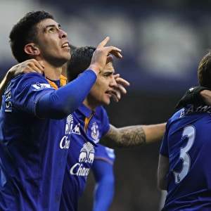 Denis Stracqualursi's Double: Everton's Thrilling Premier League Win Against Chelsea (February 11, 2012)