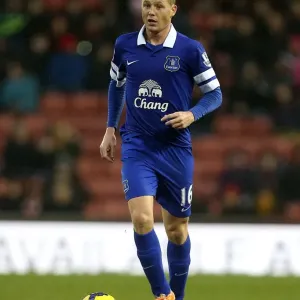 Determined James McCarthy: A Standout Performance in the 1-1 Stalemate at Britannia Stadium (Everton vs. Stoke City, Barclays Premier League, January 1, 2014)