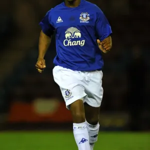 Determined Striker in Everton Colors: Kieran Agard Determined Striker in Everton Colors: Kieran Agard