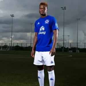Magaye Gueye Print - Everton FC Striker Magaye Gueye Print - Everton FC Striker