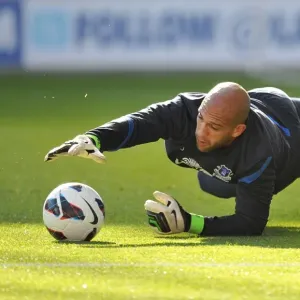 Determined Tim Howard: A Heroic Performance in the 2-2 Stalemate between Wigan Athletic and Everton (October 6, 2012, DW Stadium) Determined Tim Howard: A Heroic Performance in the 2-2 Stalemate between Wigan Athletic and Everton (October 6, 2012, DW Stadium)