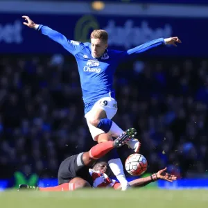 Deulofeu vs. Wanyama Print - Goodison Park Action Photo Deulofeu vs. Wanyama Print - Goodison Park Action Photo