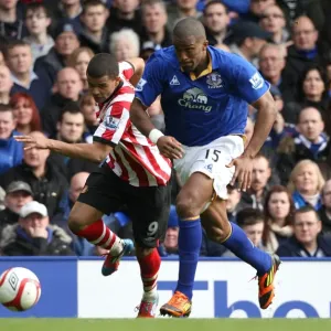 Distin Outmuscles Campbell: Everton's FA Cup Victory Over Sunderland (Round 6, 2012) Distin Outmuscles Campbell: Everton's FA Cup Victory Over Sunderland (Round 6, 2012)