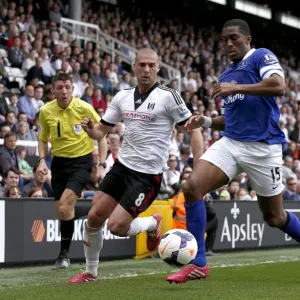 Distin's Triumph Print: Everton 3-1 Fulham (30-03-2014) Distin's Triumph Print: Everton 3-1 Fulham (30-03-2014)
