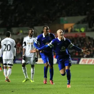 Double Trouble: Ross Barkley's Brace Secures Everton's Premier League Victory over Swansea City (22-12-2013) Double Trouble: Ross Barkley's Brace Secures Everton's Premier League Victory over Swansea City (22-12-2013)