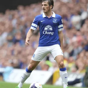 Leighton Baines Print - Carrow Road Matchday Photograph Leighton Baines Print - Carrow Road Matchday Photograph