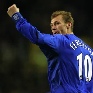 Duncan Ferguson celebrates