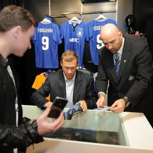 Duncan Ferguson: Meet and Greet at Everton's Premier League XI DVD Signing Session at Liverpool One Duncan Ferguson: Meet and Greet at Everton's Premier League XI DVD Signing Session at Liverpool One
