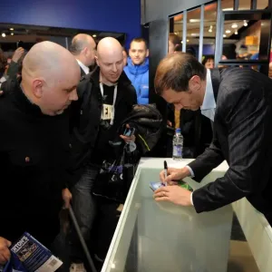 Duncan Ferguson: Signing Everton's Premier League XI DVD at Everton Two Store, Liverpool One Duncan Ferguson: Signing Everton's Premier League XI DVD at Everton Two Store, Liverpool One