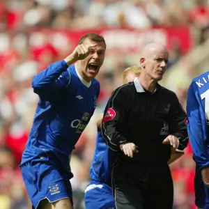 Season 04-05 Photo Mug Collection: Man Utd 0 Everton 0