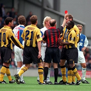 Duncan Ferguson's Controversial Red Card: Everton vs. Blackburn Rovers, 1996 (21/9/96, Premiership)